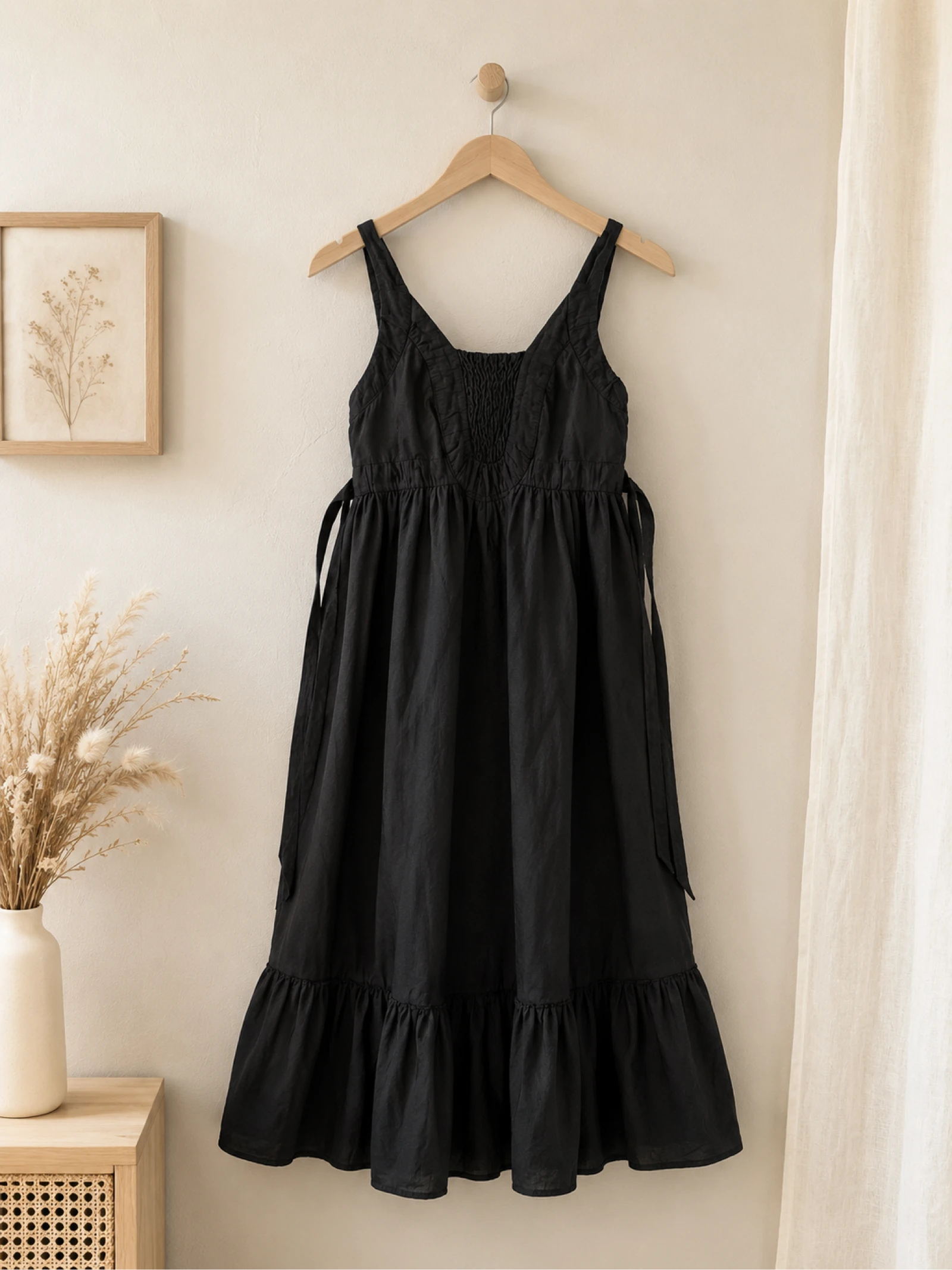Vestido longo algodão/seda – photo 3